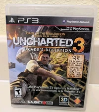 Uncharted 3: Drake's Deception - Game of the Year Edition - CIB & TESTED