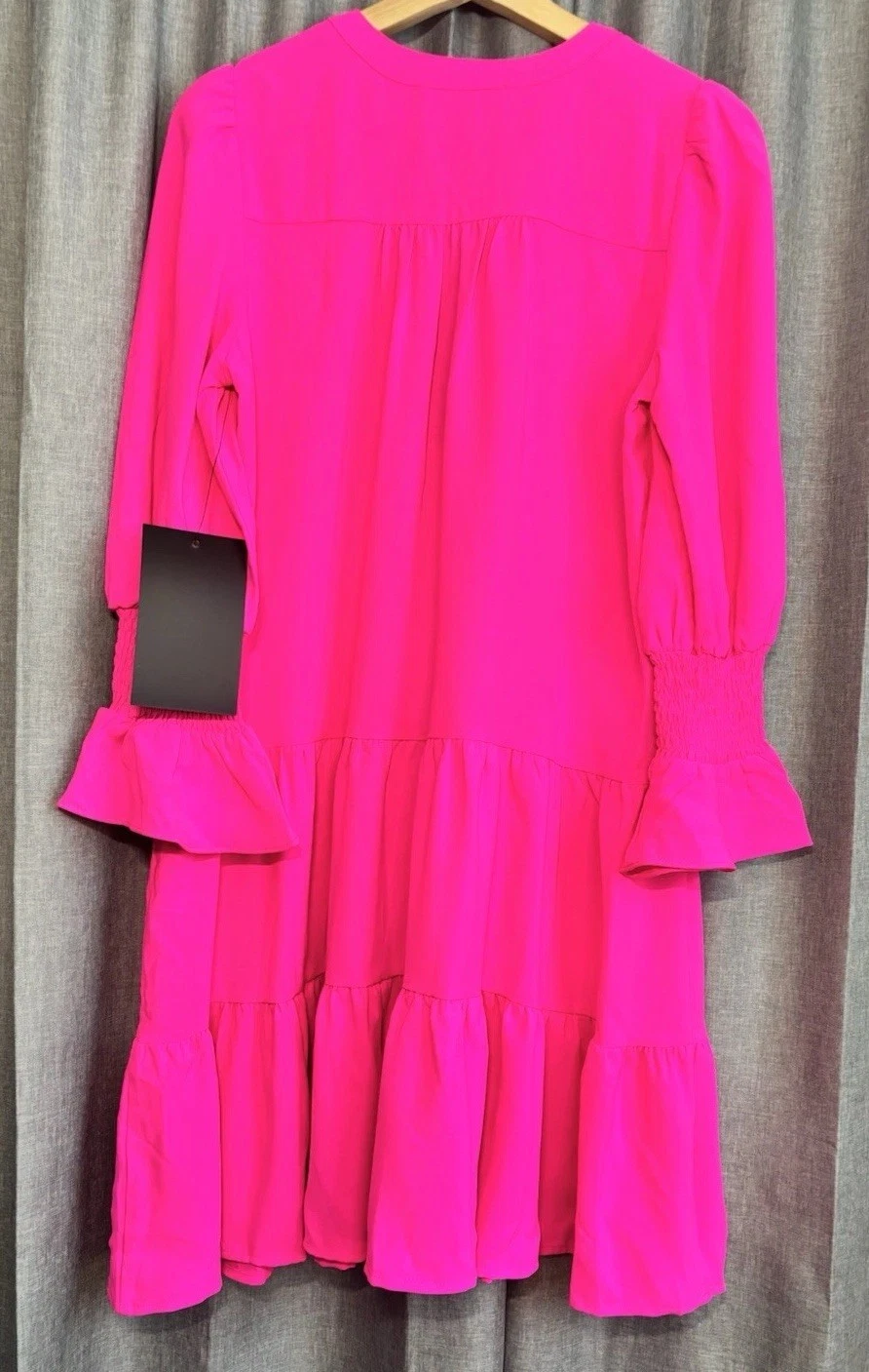 Pomander Place Tuckernuck Vestito Kenzo Donna Rosa Elettrico Crepe Tg XS Barbie