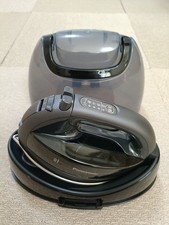 Panasonic NI-WL708-K Cordless Steam Iron 2023 Model Calm Black W-Head Base Used