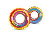 Intex Schwimmring Vinyl Ø 91 Cm Mehrfarbig 59256NP FüR Kinder Ab 9 Jahren