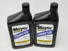 (2) QUART GENUINE MEYER SNOW PLOW OIL HYDRAULIC FLUID W/ ANTI ICER 15487 15134