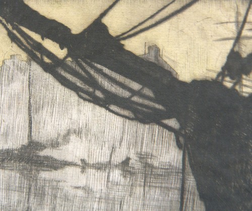 -The Ferryman- Etching 41/45 by Quentin Sutton c.1970 - Picture 5 of 8