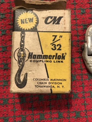 CM 7/32" Hammerlok Assembly Vintage NOS 664021 Tonawanda , NY - Picture 2 of 6