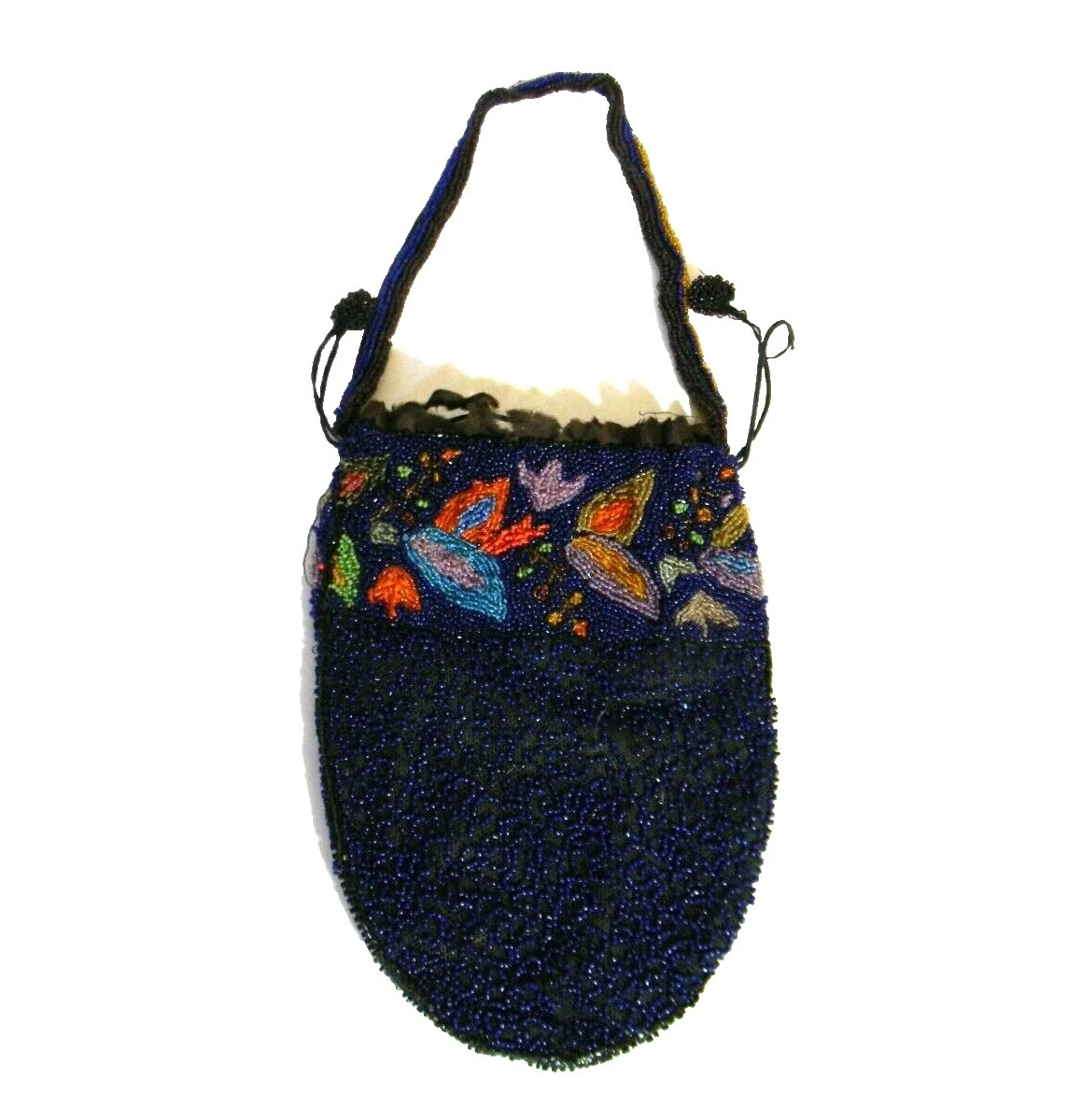 Bolsas, bolsas e estojos vintage femininos feitos à mão com cordão