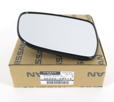 Genuine OEM Nissan 96366-6MA1A Driver LH Side Mirror Glass 2017