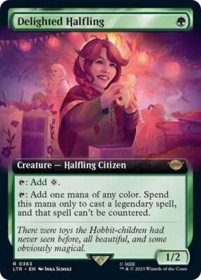 MTG DELIGHTED HALFLING 363 EXC - HALFLING WUNDER - LTR X EN - MAGIC