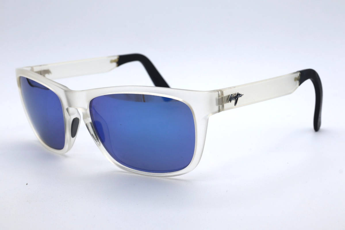 Maui Jim South Swell MJ 755-05CM Square Sunglasses Blue Polarized