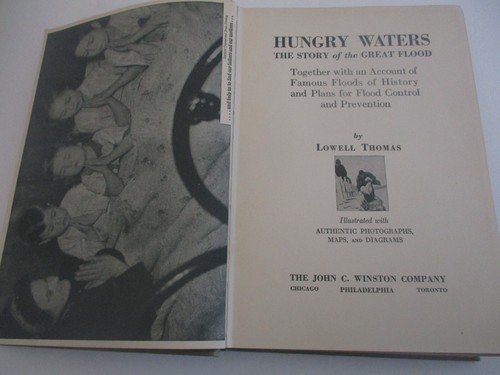 Hungry Waters, 1937 1. Auflage Signiert vom Autor (ungeprüft) Vintage Lowell Thomas - Bild 3 von 11