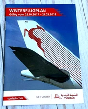Tunisair Timetable Effective 29/10/2017