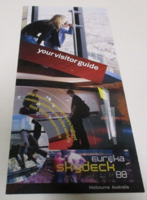 Eureka Skydeck 88 - Brochure and Guide - Building & Viewing Platform - Melbourne