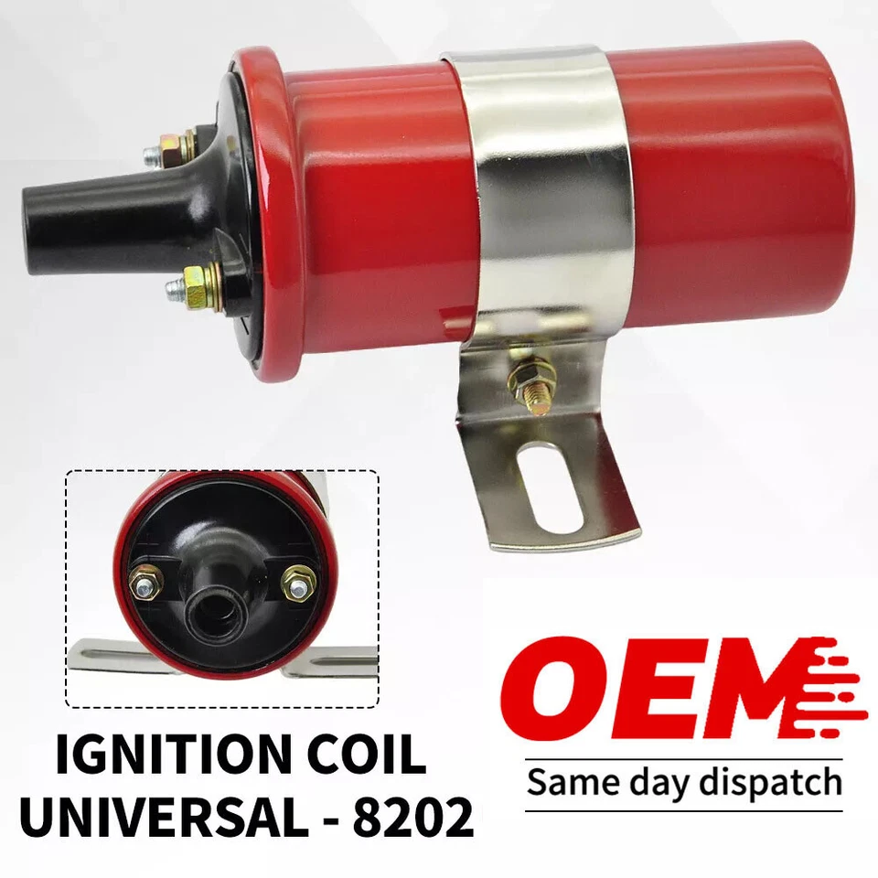 ✅8202 Ignition Blaster 2 bobinas 45.000 V bote redondo lleno de aceite para BUICK GS EE. UU. Foto 2 de 4