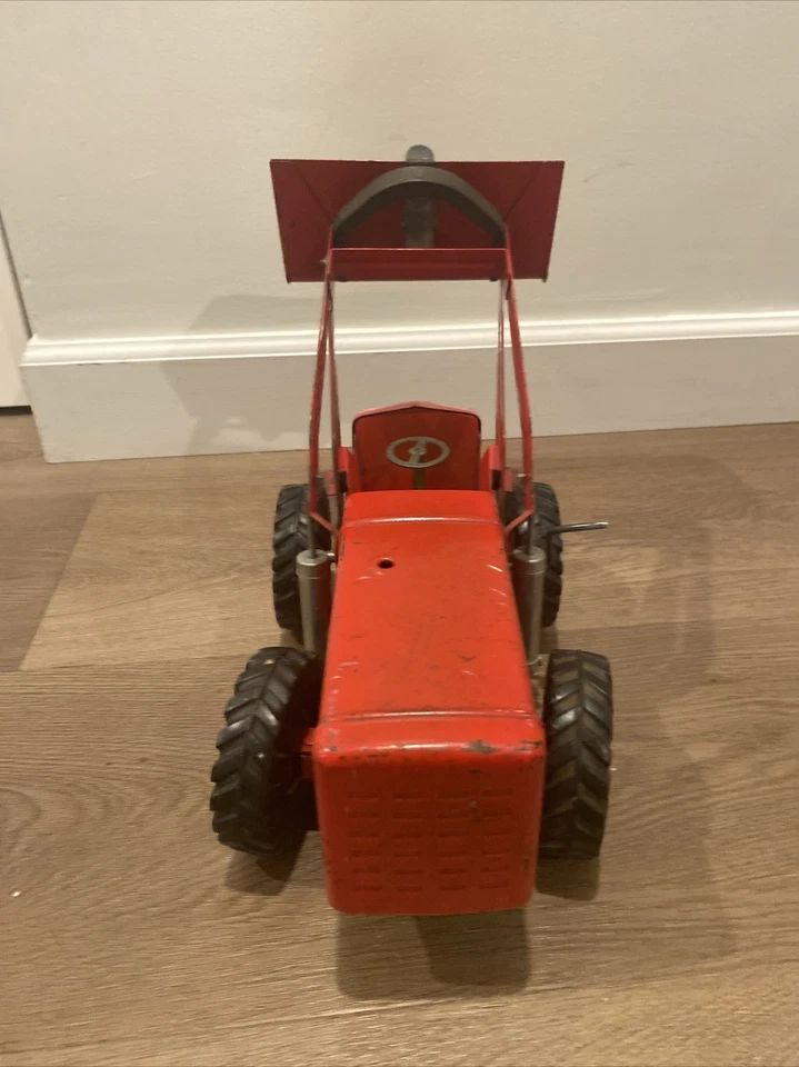 VINTAGE NY-LINT TOYS PAYLOADER TRUCK-RED - Image 4 of 4
