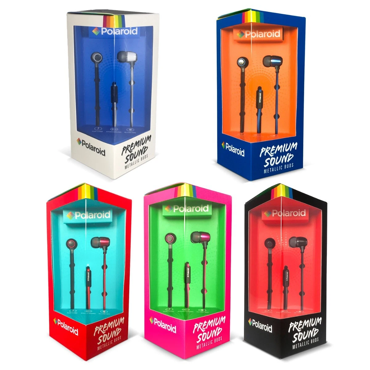 Polaroid earbuds wired hot sale