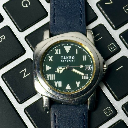 Vintage Takeo kikuchi Asymmetric Design Quartz Men's Watch TKX-502