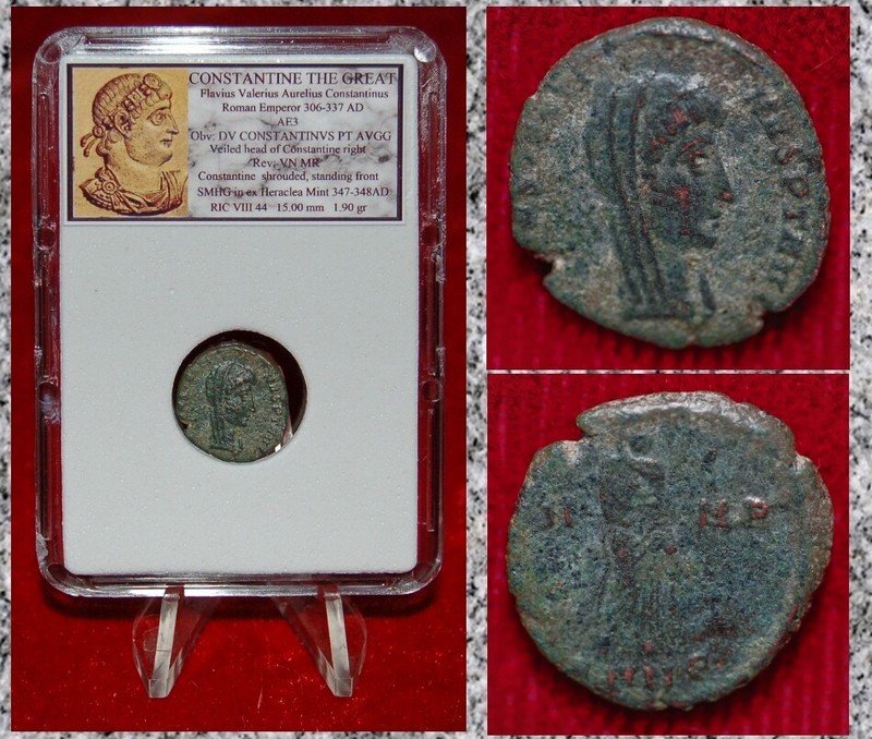 Ancient Roman Empire Coin CONSTANTINE THE GREAT Posthumous Issue