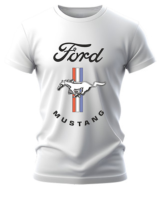 T-SHIRT MUSTANG FORD RACING Muscle Car Shirt