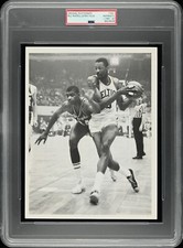 1961-62 Bill Russell PSA Type I Photograph 1 Boston Celtics vs LA Lakers Rivalry