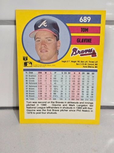 1991 Fleer Baseball #541-720 & Pro Visions Inserts #1-12 You Pick! - 第 275/351 張圖片