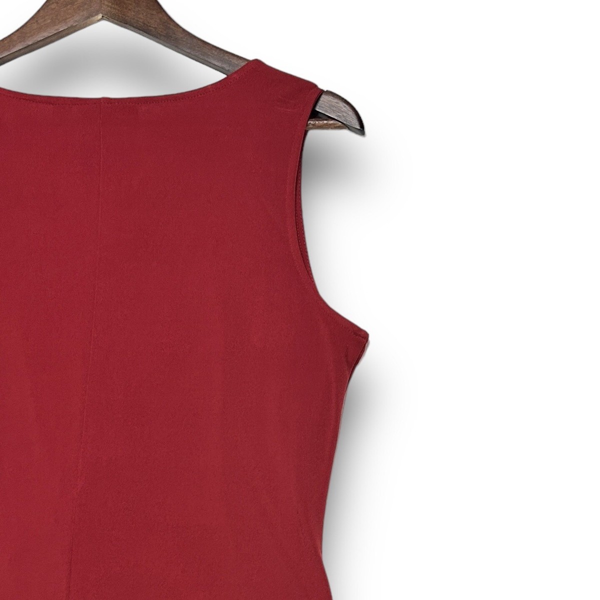 SIMPLY VERA VERA WANG Red Criss Cross Dress Draped Knee SIMPLY VERA VERA WANG Red Criss Cross Dress Draped Knee