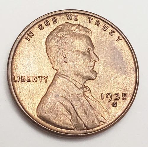 1935 S Lincoln Wheat Cent / Penny  AVE CIRCULATED  **FREE SHIPPING**