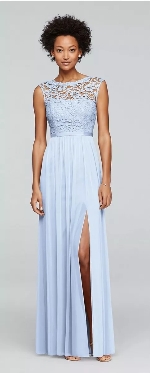 Bridesmaid Dress David s Bridal Bridesmaids Prom Dress Ice Blue