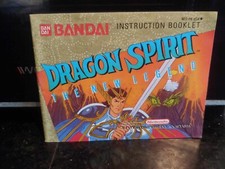 DRAGON SPIRIT The New Legend NES Nintendo Game Original 1990 Manual Booklet ONLY