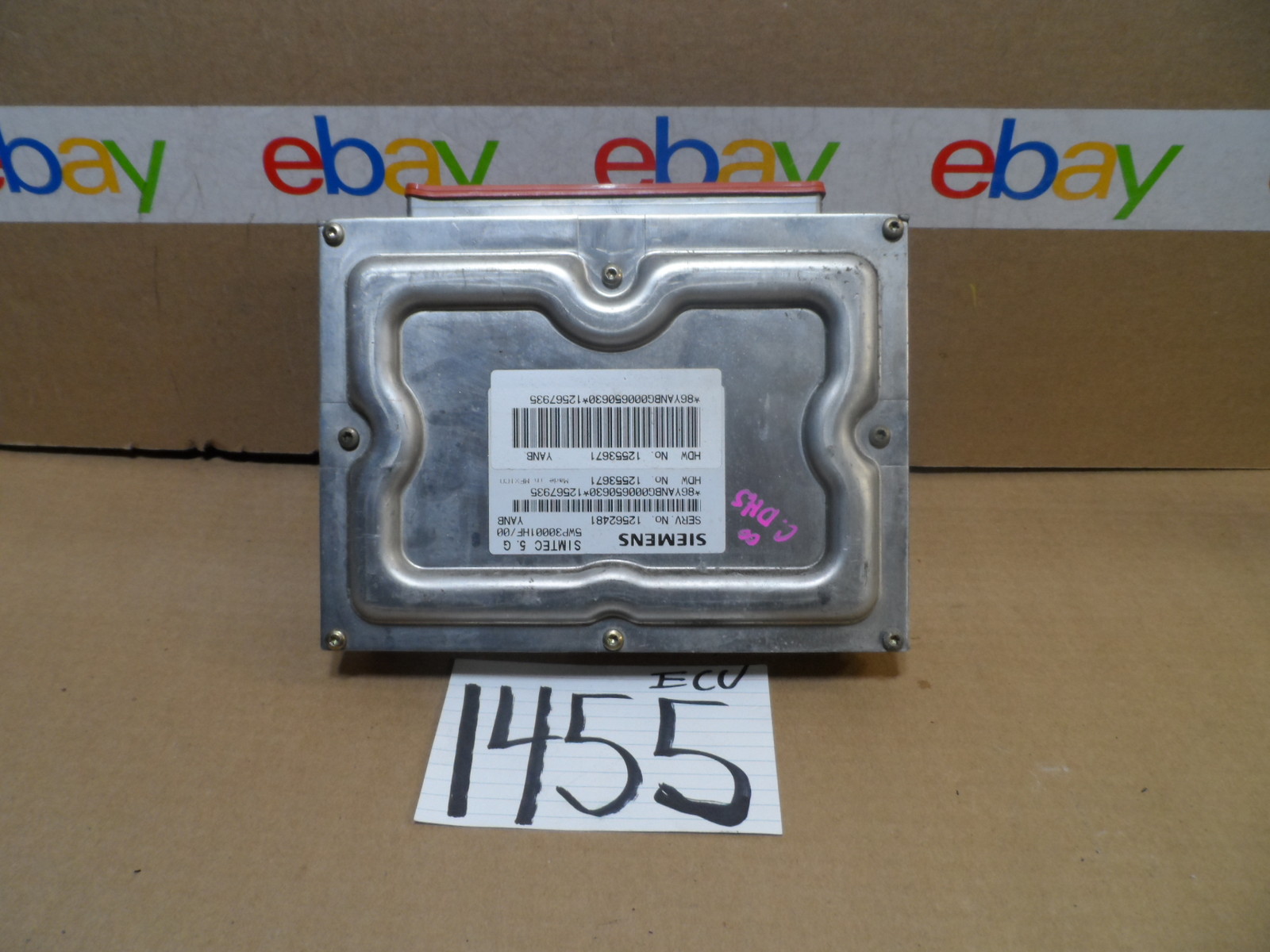 2000 Cadillac DeVille  #1455  Engine Computer ECM ECU ( 12562481 )