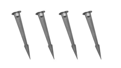 Picchetto da Terra 210mm per Proiettore LED Faretto Proiettore Lampada Faretto Ancoraggio a Terra 4 Pezzi