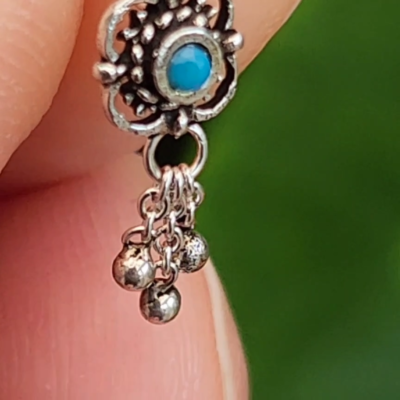 CLOU DE NEZ de lune croissant de lune 22 g (0,6 mm) clou boule en