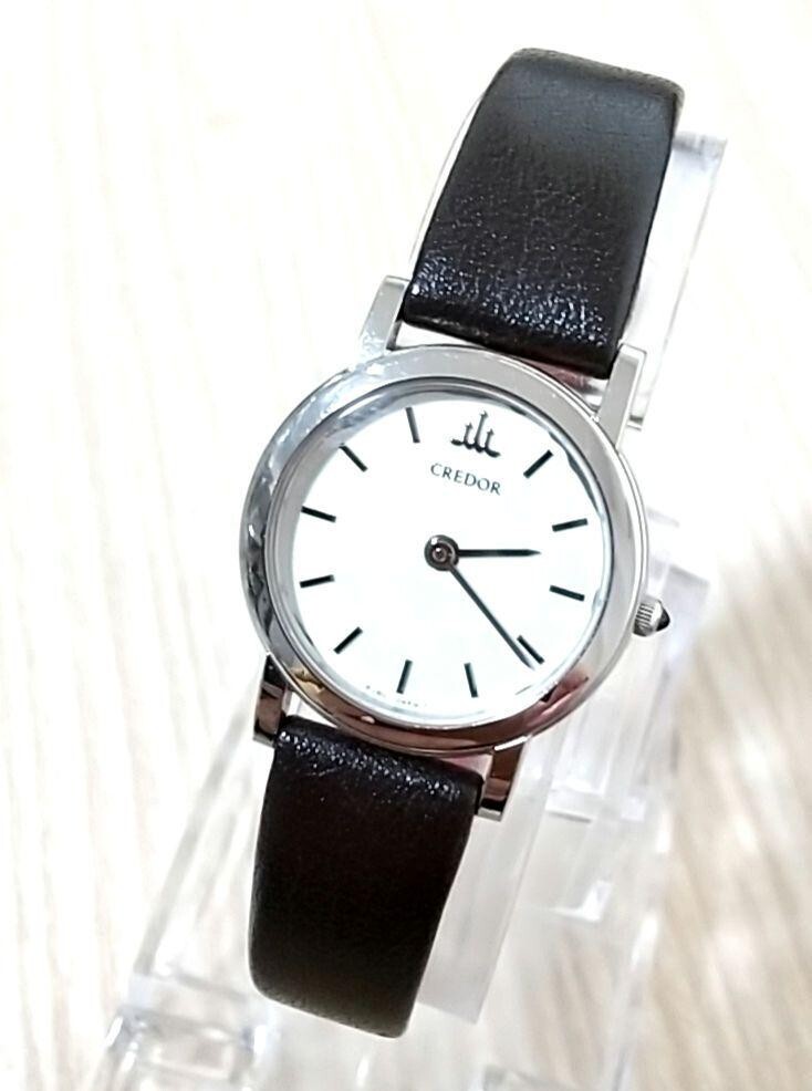 SEIKO CREDOR Signo GTAW031 4J80-0AD0 PT950 23mm Quartz Watch SEIKO CREDOR Signo GTAW031 4J80-0AD0 PT950 23mm Quartz Watch