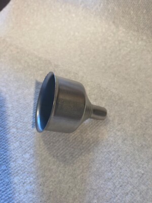 Metal funnel small fits Coleman lantern/stove standard with size filler cap