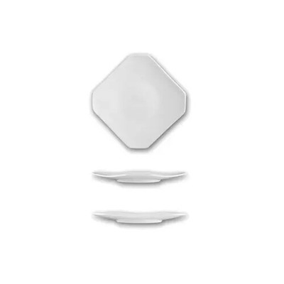 Helios Reflections of Elegance 12-3/8'' x 12-3/8'' China Plate