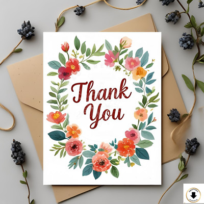 Digital  Thank You Card