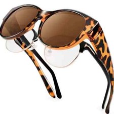 Polarized Sunglasses Fit Over Glasses For Women Lightweight Frame Look