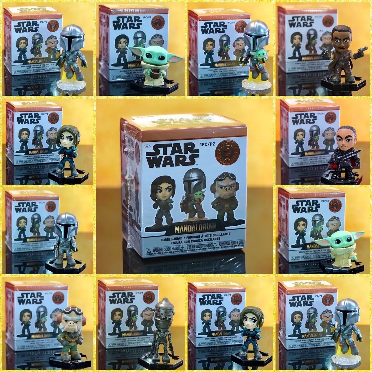 Funko Mystery Minis The Mandalorian Star Wars Disney POP 3 Figures -  3SHIPSFREE