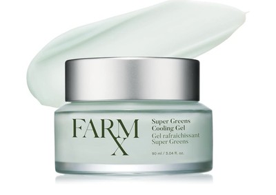 Farm X Super Greens Cooling Gel Moisturizing Vegan Refresh Your Skin Clean Beaut