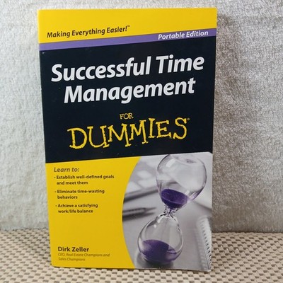 Successful Time Management For Dummies Dirk Zeller 2012 Portable Edition Wiley