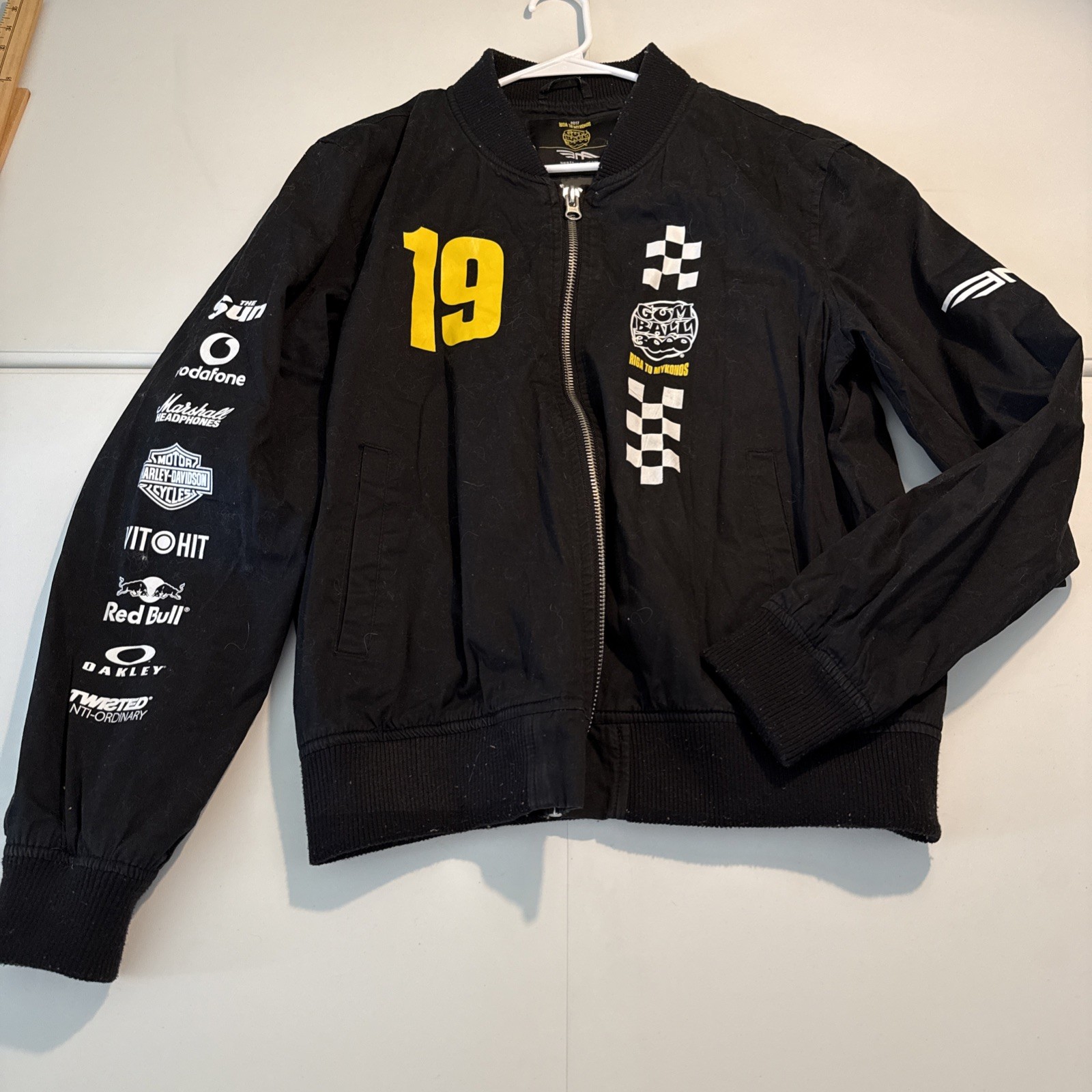 Gumball 3000 2017 Riga To Mykonos Black #19 Afrojack Full Zip Jacket