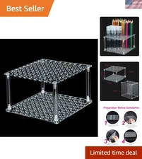 Acrylic Marker Brush Organizer Pen Holder Storage Case 96 Compartments