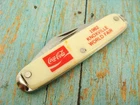 VINTAGE COCA COLA USA 1982 KNOXVILLE WORLD FAIR COKE AD POCKET KNIFE KNIVES TOOL