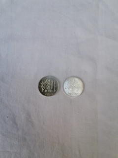 2 pièce argent 100 francs 1983 / PANTHEON
