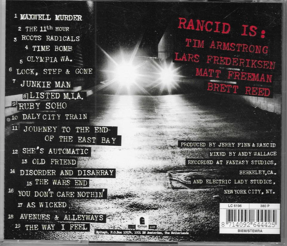 CD Rancid - And Out Come The Wolves - neuwertig - Bild 2 von 2