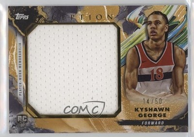 2024 Topps Inception Rookie Jumbo Relics Holo Gold 14/50 Kyshawn George RC j8o