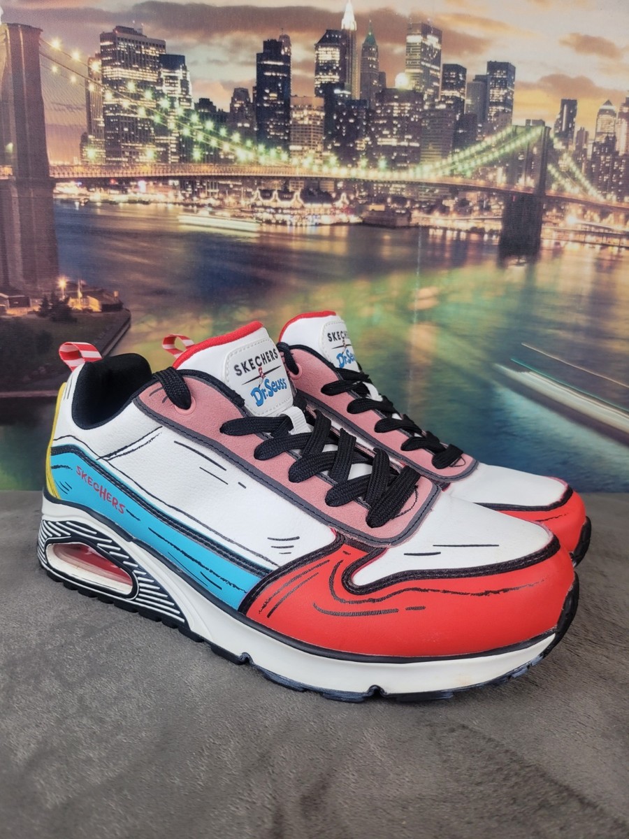 Skechers X Dr. Seuss Women Sz 8.5 Sneakers Uno Jumps & Kicks (NO