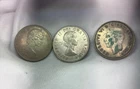 Lot of 3 Canada 1965,’58,’40. 50 Cent Coins Canadian Half Dollars 80% SILVER