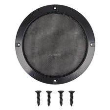 6.5" Round Speaker Grill Cover Metal Mesh Car Subwoofer Mounting Protector Case