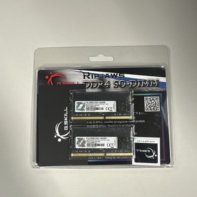 G.Skill Ripjaws Series F4-3200C22D-16GRS 16GB (2 x 8GB) 260-Pin DDR4 SO-DIMM...