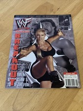WWF Magazine August 1998 Marc Mero Sable With Poster VGC