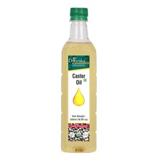 Organic Cold Pressed Castor Oil for Digestion, Hair Growth, Skincare and Mass...