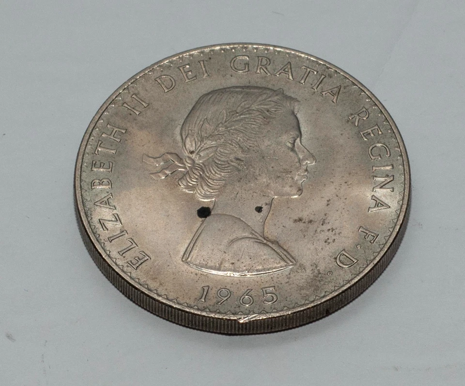 Churchill 1965 Commemorative UK Crown 5 Shillings Coin Great Britain 🇬🇧 - Image 2 of 2